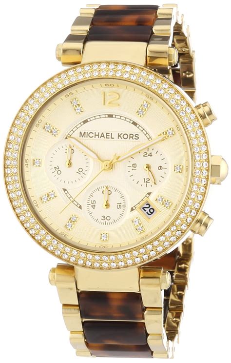 tortoise shell watch michael kors|mk5688.